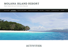 Tablet Screenshot of molanaisland.net